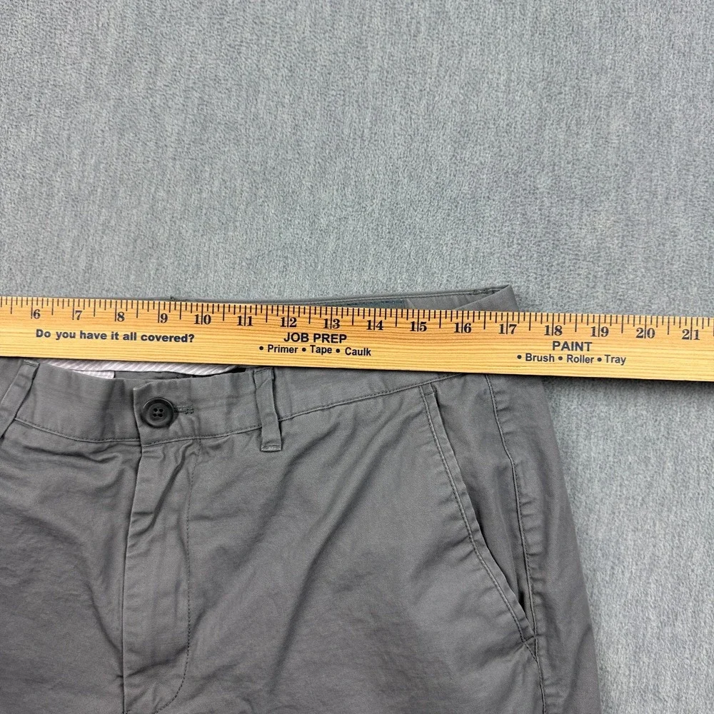 Bonobos Pants Mens 34X30 Fit‎ 34X29 Gray Gargoyle Slim Tailored Chino 15059